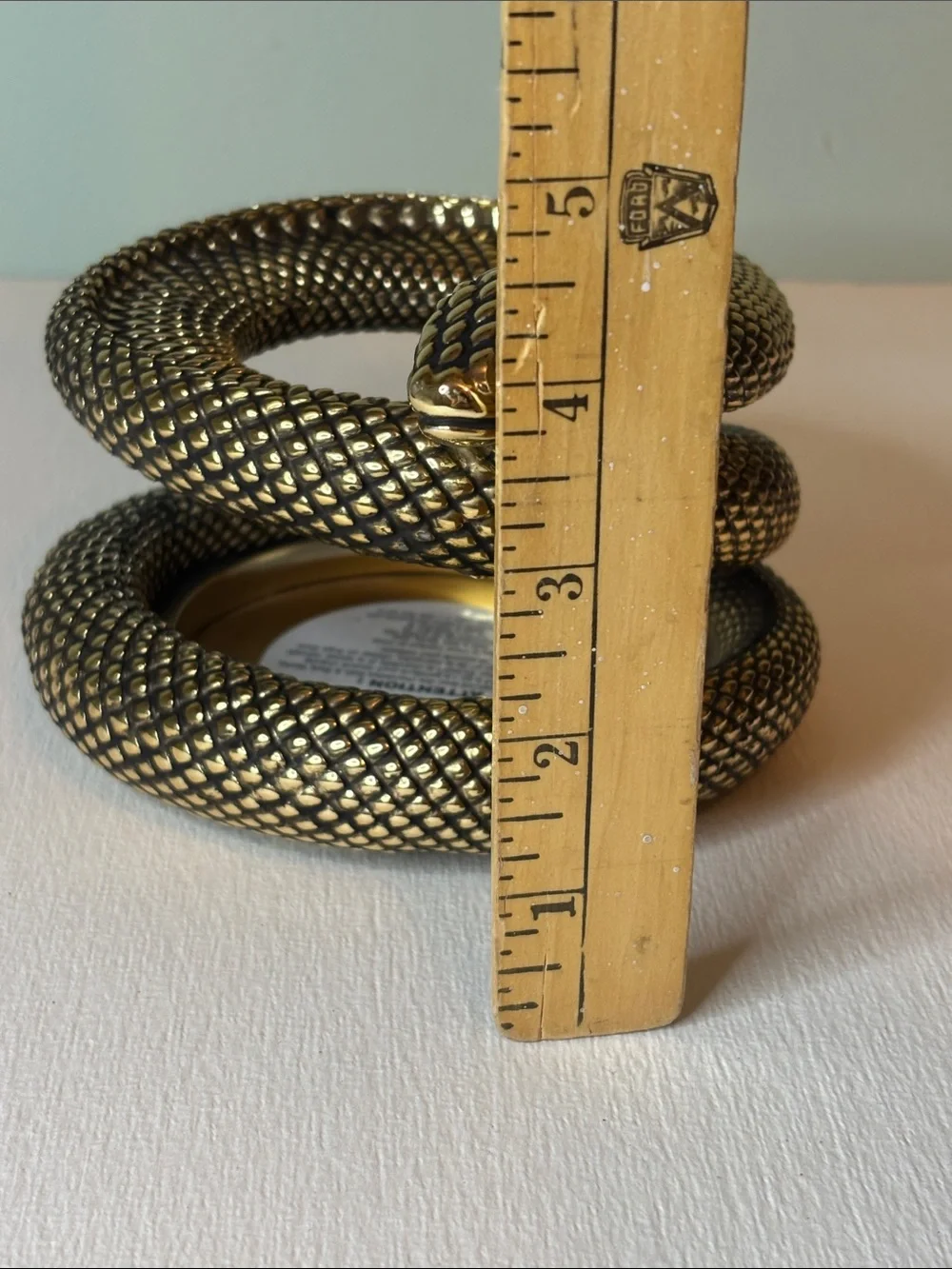Bath & Body Works 2024 Halloween Coiled Snake 3 Wick Candle Holder